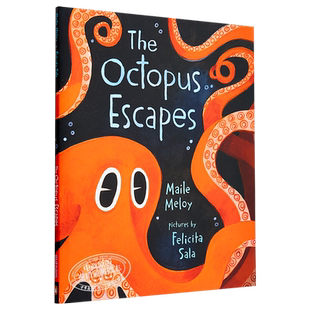 Felicita Sala 精品绘本系列 The Octopus Escapes 八爪鱼大逃亡安徒生最佳插画家得主 名家绘本 精装 3~6岁 英文原版儿童书