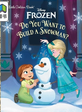 小金书 冰雪奇缘 你想创造一个雪人吗  Do You Want to Build a Snowman Little Golden Book Disney Frozen 原版 大音