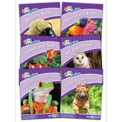 Jolly Phonics Readers Level 5 Our World 快乐自然拼读读物5级 我们的世界 手写体英式英语版 英文原版幼儿教辅 大音