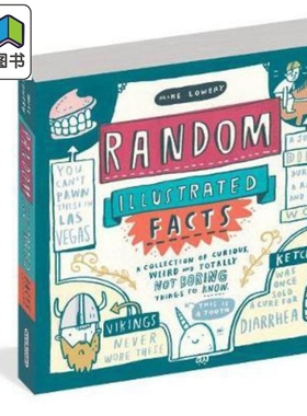 奇闻轶事合集 英文原版 Random Illustrated Facts Mike Lowery Workman Publishing 小初文学 漫画插画图画书 大音
