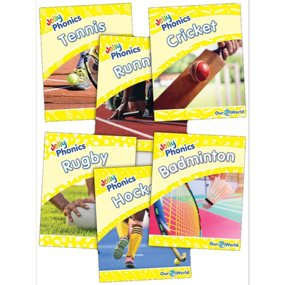 Jolly Phonics Readers Level 2 Our World 快乐自然拼读读物2级 我们的世界 手写体英式英语版 英文原版幼儿教辅 大音