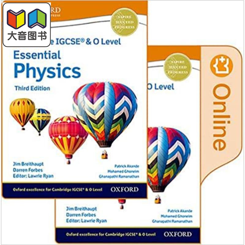 NEW Cambridge IGCSE & O Level Essential Physics(Third Edition) 剑桥IGCSE&O级基础物理（第三版） 书籍/杂志/报纸 儿童读物原版书 原图主图