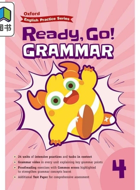 Oxford English Practice Ready Go Grammar P4 牛津小学英语练习系列 语法基础训练 4年级 英文原版进口图书 大音