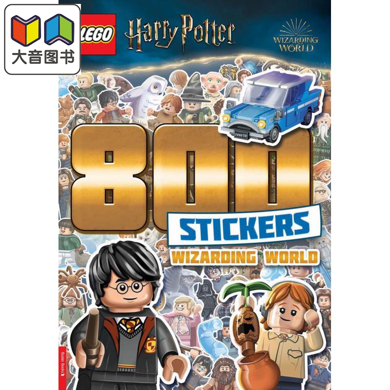 乐高哈利波特800贴纸活动书LEGO Harry Potter 800 Stickers 英文原版 儿童绘本 活动与玩具书  大音
