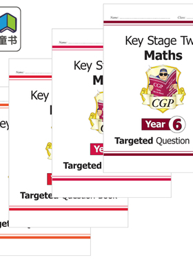 英国CGP原版 KS2 Maths 数学心算周周练习问题集多组合 Mental Maths 10-Minute Weekly Workouts小升初趣味练习思维培养 7-11岁