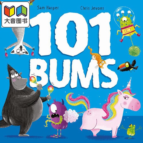 101个流浪汉 Chris Jevons 101 Bums 英文原版 儿童绘本 搞笑幽默故事图画书 亲子童书绘本 进口儿童读物 大音