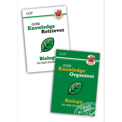 CGP New GCSE Biology 生物  AQA Knowledge Organiser & Retriever 套装 英国进口原版书