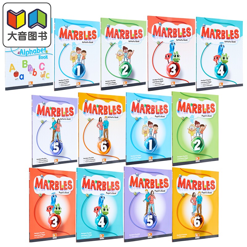 黑布林少儿英语课程 学生用书活动手册教师用书合集Marbles Pupil s Book Activity Book A1/A1+ 剑桥YLE考试适用 大音