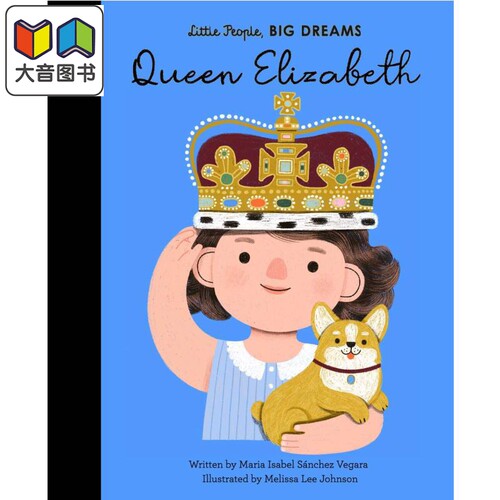 英女王伊丽莎白二世 精装精品传记绘本 Little People Big Dreams Queen Elizabeth 小人物大梦想 英文原版 人物故事 4-6岁 ?