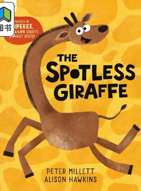 点点的长颈鹿 Alison Hawkins The Spotless Giraffe 英文原版 儿童绘本 动物故事图画书 有趣又温馨 进口图书 大音