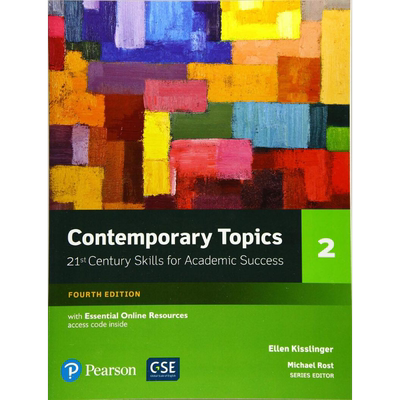 培生 Contemporary Topics 2 with Essential Online Resources 当代主题（第四版）2：学生课本+线上资源 大音