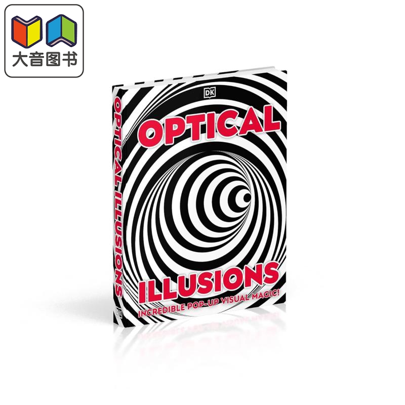 Optical Illusions DK 视觉魔术 英文原版进口图书 视错觉知识科普 儿童谜题互动解谜游戏 立体图画书 大音