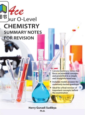 新加坡教辅 Ace Your Olevel Chemistry Summary Notes for Revision O-Level化学考试备考复习笔记 初中中考