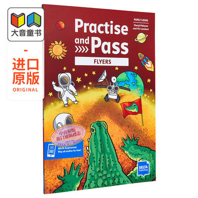 Delta Cambridge A2 YLE Flyers  Practice and pass Pupil's book 英文原版 剑桥少儿英语 备考学生用书