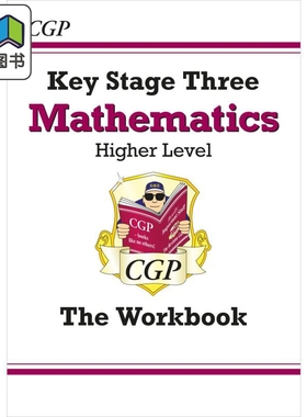 CGP KS3数学练习册更高 KS3 Maths Workbook - Higher 英文原版 进口图书 教材教辅参考书 英国中学课程 大音