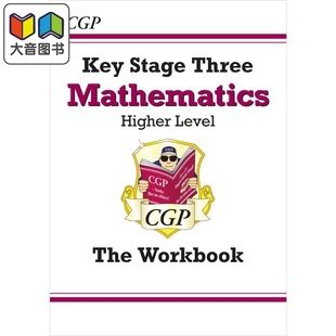 英文原版 大音 KS3 英国中学课程 教材教辅参考书 进口图书 Higher Workbook Maths KS3数学练习册更高 CGP