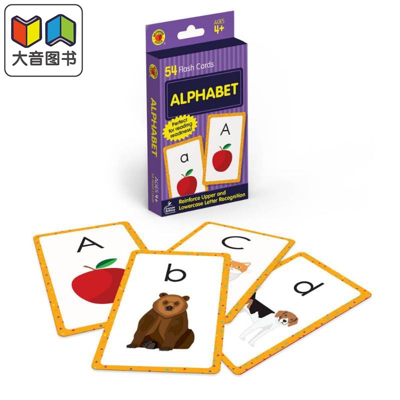 英文字母卡片 2-4岁幼儿 ABC字母抽认卡 早期阅读理解 Carson Dellosa Alphabet Flash Cards 美国CarsonDellosa 大音,书籍/杂志/报纸,儿童读物原版书,淘宝优惠券,粉丝福利购,淘宝优惠卷