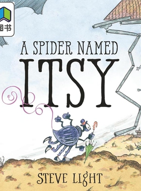 一只名叫 Itsy 的蜘蛛 A Spider Named Itsy 英文原版 儿童绘本 动物故事图画书 精装 进口童书 3-6岁 友谊故事 大音