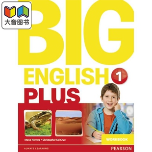 进口教辅 English Workbook Plus Big American Edition 大英文加美文版 大音 英文原版 1练习册