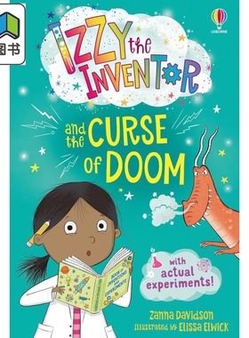 伊兹和厄运的诅咒 Izzy the Inventor and the Cures of Doom英文原版 儿童绘本故事书 进口儿童读物6岁以上 大音