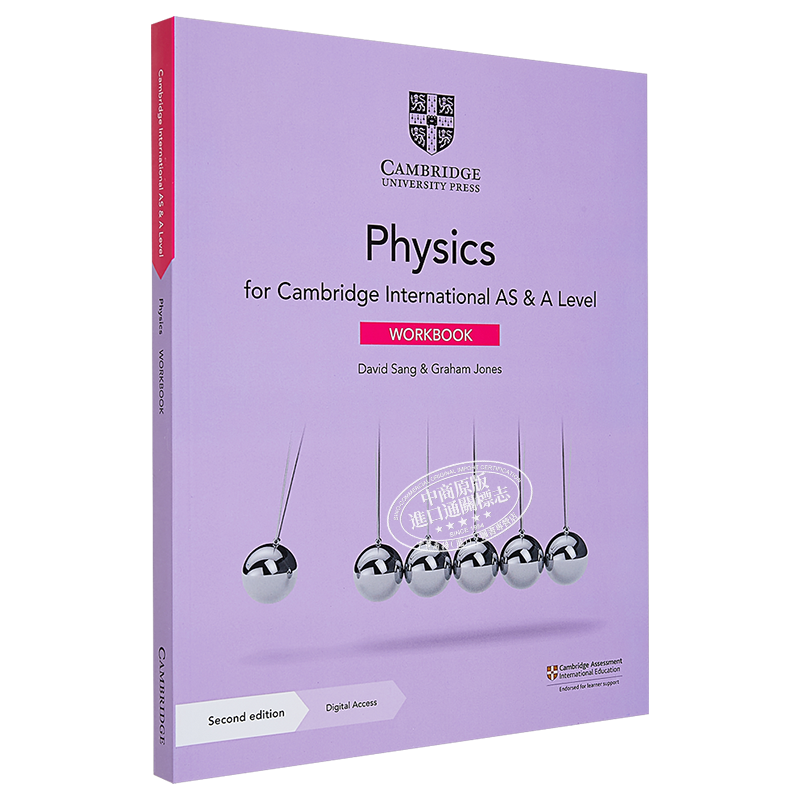 Cambridge International AS ALevel Physics Workbook 正版剑桥国际AS ALevel 物理考试第二版练习册带线上账号