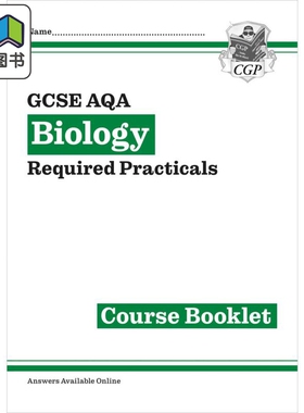 英国原版CGP 新GCSE 生物 AQA 必修实验课程手册 New GCSE Biology AQA Required Practicals Course Booklet 大音