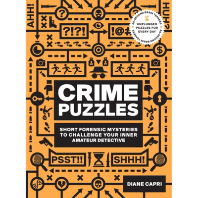 预售 60秒脑筋急转弯犯罪谜题 挑战侦探的法医谜团 60-Second Brain Teasers Crime Puzzles 英文原版 Diane Capri 大音