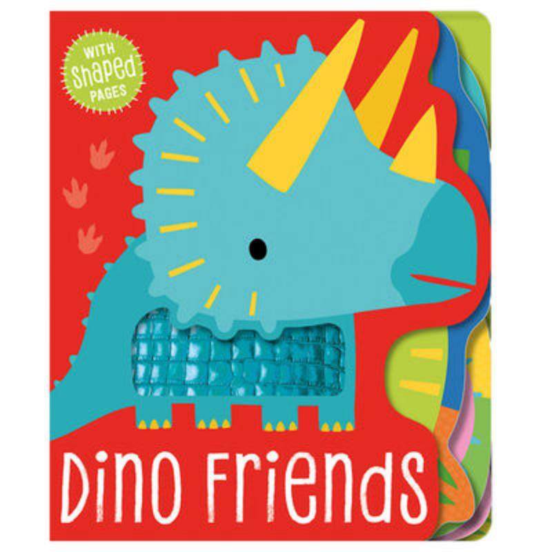 mbi:shaped board book dino friends 异形书:恐龙朋友 英文原版