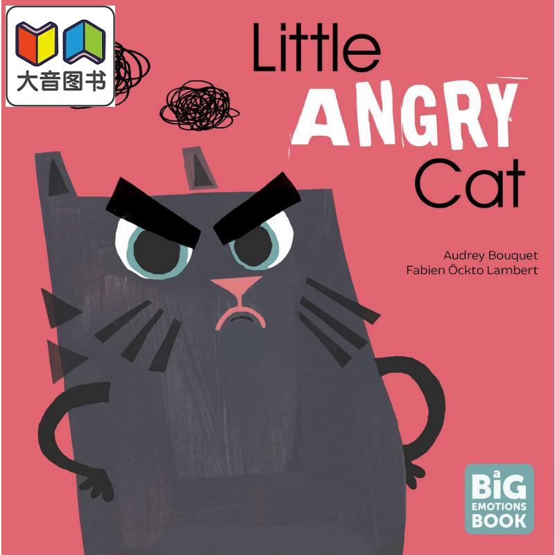 A Big Emotions Book Little Angry Cat 猫猫情绪绘本 一只愤怒猫 英文原版 进口图书 儿童情绪绘本 动物故事书 大音