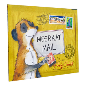 凯特格林威奖得主Emily Gravett Meerkat Mail 猫鼬的邮件 亲子儿童故事绘本 英文原版  含翻翻明信片 3岁以上