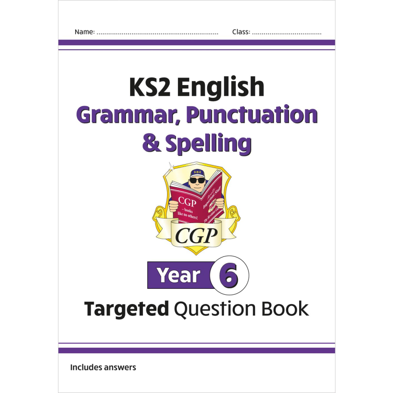 英国CGP 1-6年级语法 标点 拼写 阅读理解 练习册含答案 English Targeted Question Book Grammar Punctuation Spelling