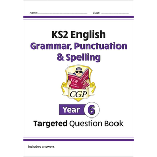 英国CGP 1-6年级语法 标点 拼写 阅读理解 练习册含答案 English Targeted Question Book Grammar Punctuation Spelling