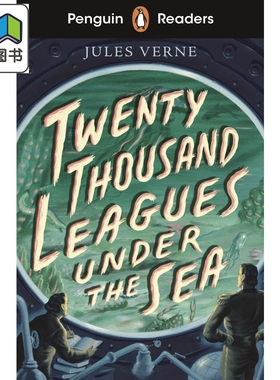 Twenty Thousand Leagues Under the Sea企鹅分级文学经典入门级 海底两万里 凡尔纳 ELT儿童分级阅读插图故事书