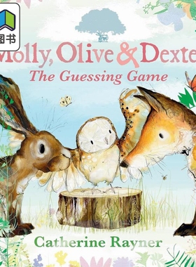 动物三人组 猜猜猜 Molly Olive and Dexter The Guessing Game 英文原版 儿童绘本 动物图画故事书 精装进口童书 大音