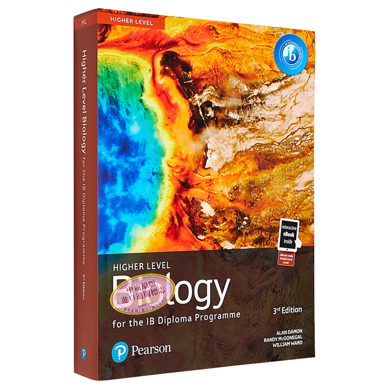 Pearson IB Biology Programme Biology Higher Level 培生IBDP国际文凭 2023版 生物高阶课程课本含电子书 英文原版进口教材