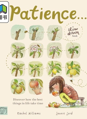 耐心 发现生活中美好的事情如何消磨时间 Leonie Lord Patience 英文原版 儿童生命绘本 精装精品绘本 进口童书 大音