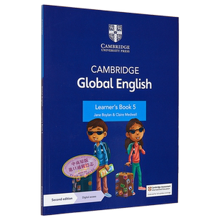Cambridge Global English Learners Book 5 Primary ESL 剑桥全球英语学习者用书5 剑桥小学英语 带数字访问1年 大音