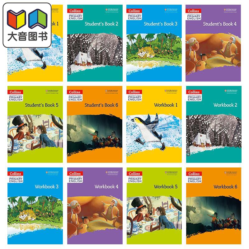 原版柯林斯国际小学英语学生书练习册合集 Collins International Primary English Students Book Workbook 1-6 大音