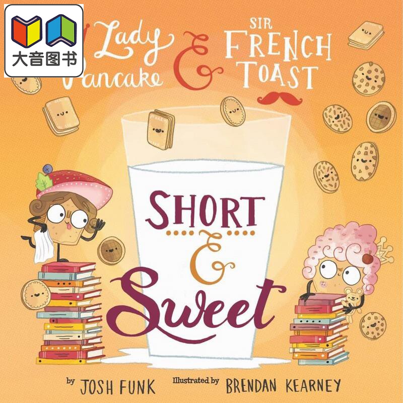 煎饼太太和吐司先生4 甜蜜事件簿 Short & Sweet 英文原版 儿童绘本 故事图画书 精装绘本 进口儿童读物 绘本故事 大音