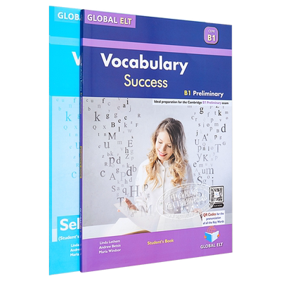 Vocabulary Success B1 Preliminary Self-study Edition 词汇成功B1初步自学套装 含答案 7-12岁