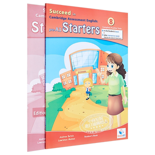 GLOBAL ELT Cambridge A1 YLE I Starter 8 Practice Tests Students Edition with CD & Answers 练习测试学生版