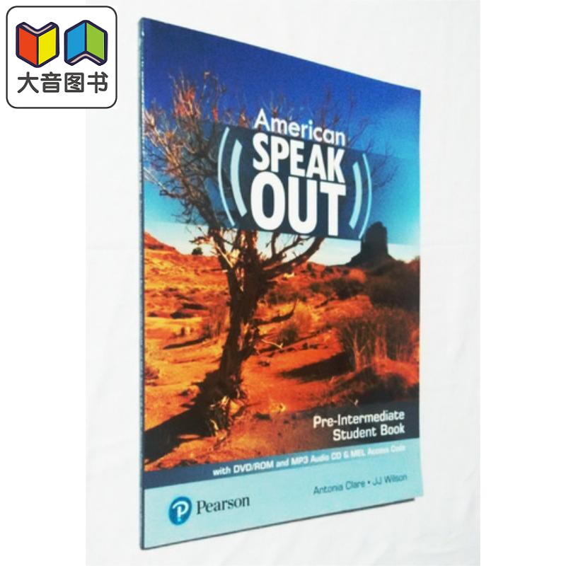 AMERICAN SPEAKOUT PRE INTERMEDIATE STUDENT BOOK 美国口语教材学生用书 配DVD和CD MP3 MyEnglishLab