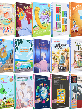 ELI German Readers 德语分级读物 A0-B1 级别合集 配音频和练习答案 德文阅读 小语种学习 原版进口 大音