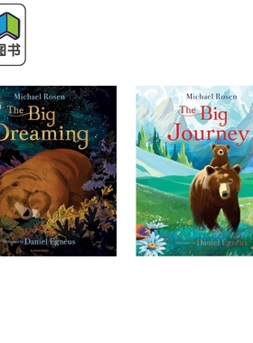 Michael Rosen罗森爷爷 大梦想The Big Dreaming+大旅程The Big Journey 共2册 英文原版 亲子童书 动物故事绘本 大音