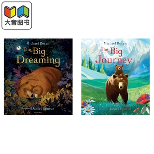 Michael Rosen罗森爷爷 大梦想The Big Dreaming+大旅程The Big Journey 共2册 英文原版 亲子童书 动物故事绘本 大音