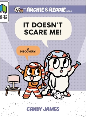 An Archie & Reddie It Doesnt Scare Me 狐狸俩友记3 儿童桥梁漫画 图像小说 英文原版进口图书 故事图画书 大音