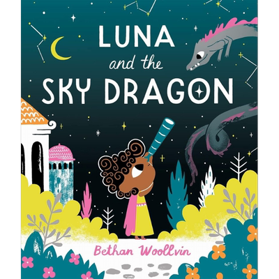 露娜与天龙 Bethan Woollvin Luna and the Sky Dragon 英文原版 儿童绘本故事书 进口精品绘本 温暖而有趣的故事 大音