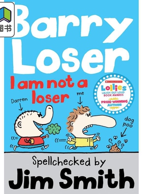 倒霉蛋巴里 我不是失败者 The Barry Loser I am Not a Loser 英文原版 儿童插画故事书 幽默笑话 进口儿童读物 大音