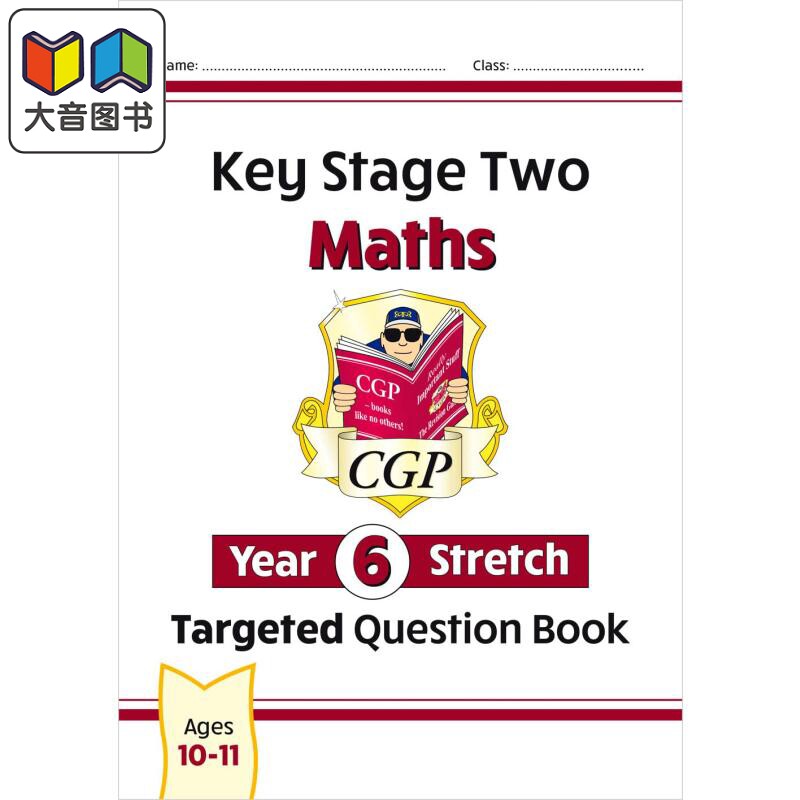 英国原版CGP教辅 新KS2数学问题书6年级拓展 New KS2 Maths Targeted Question Book Challenging Year 6 Stretch 大音