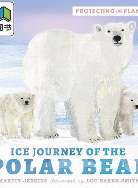 北极熊冰雪之旅 Martin Jenkins Ice Journey of the Polar Bear 英文原版 儿童科普绘本 动物百科知识 精装进口 大音